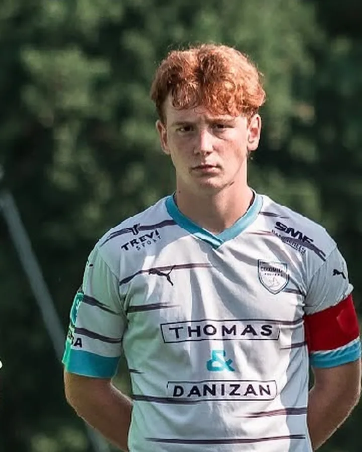 Melwan, capitaine des U19 Nationaux de Colomiers, sur le terrain